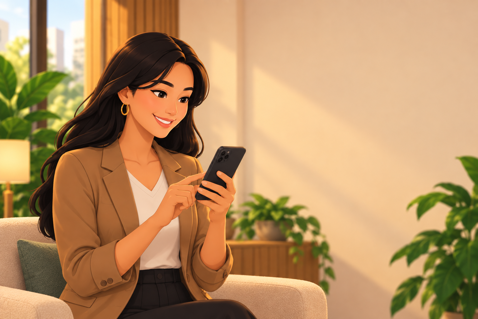Filipino seeker receiving a ZamPlace confirmation request