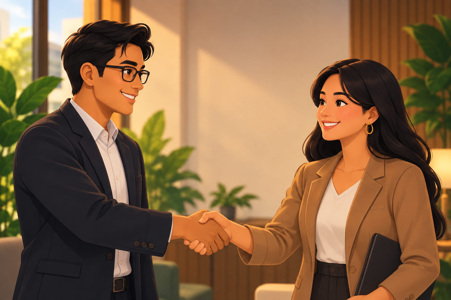 Filipino ZamPlace users confirming a successful deal